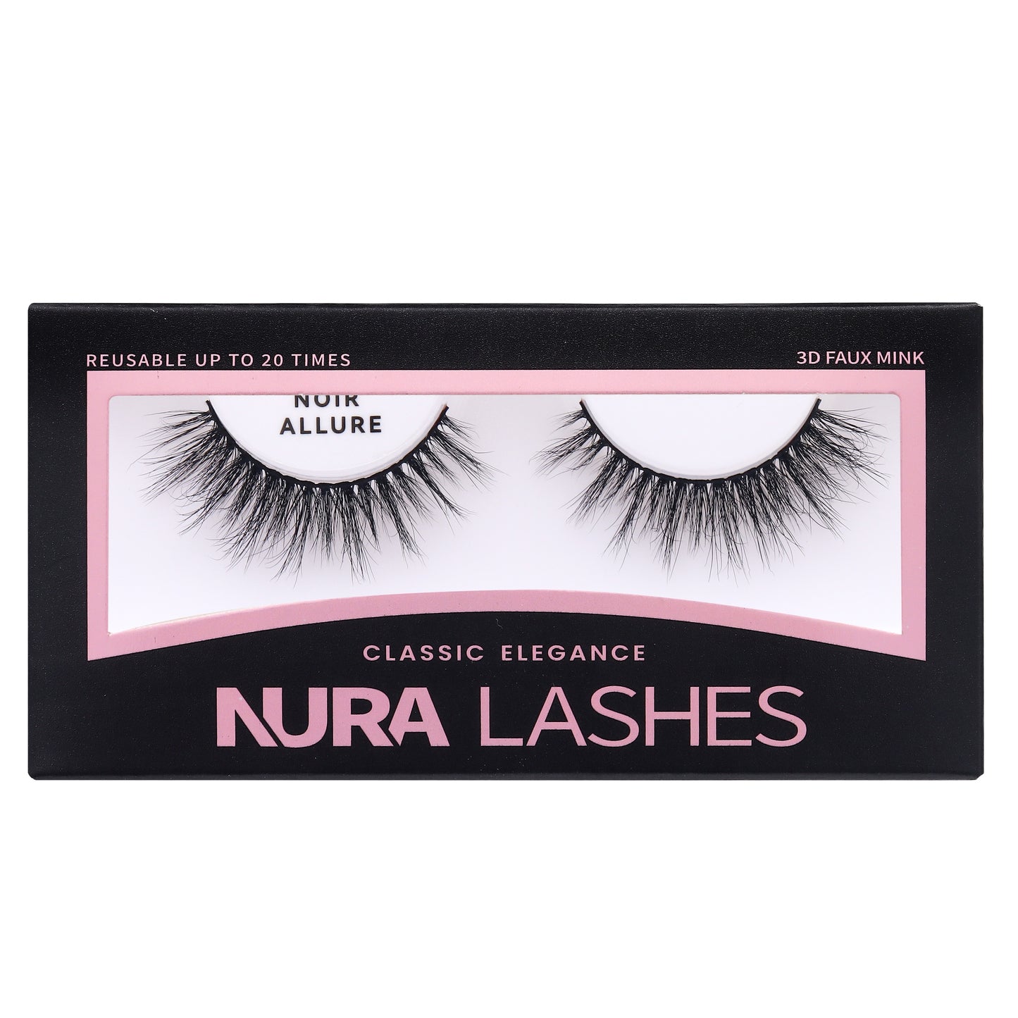 Noir Allure | Faux Silk Strip Lashes