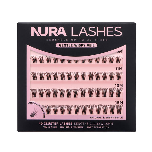 Gentle Wispy Veil | DIY Cluster Lashes