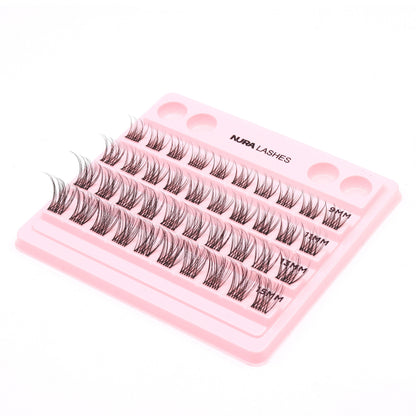 Smooth Glam Grace | DIY Cluster Lashes