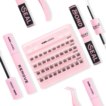 Smooth Glam Grace | DIY Cluster Lashes