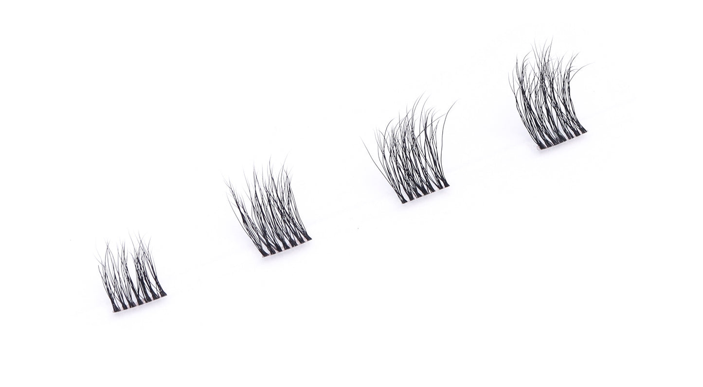 Layered Dramatic Wing | DIY Cluster Lashes