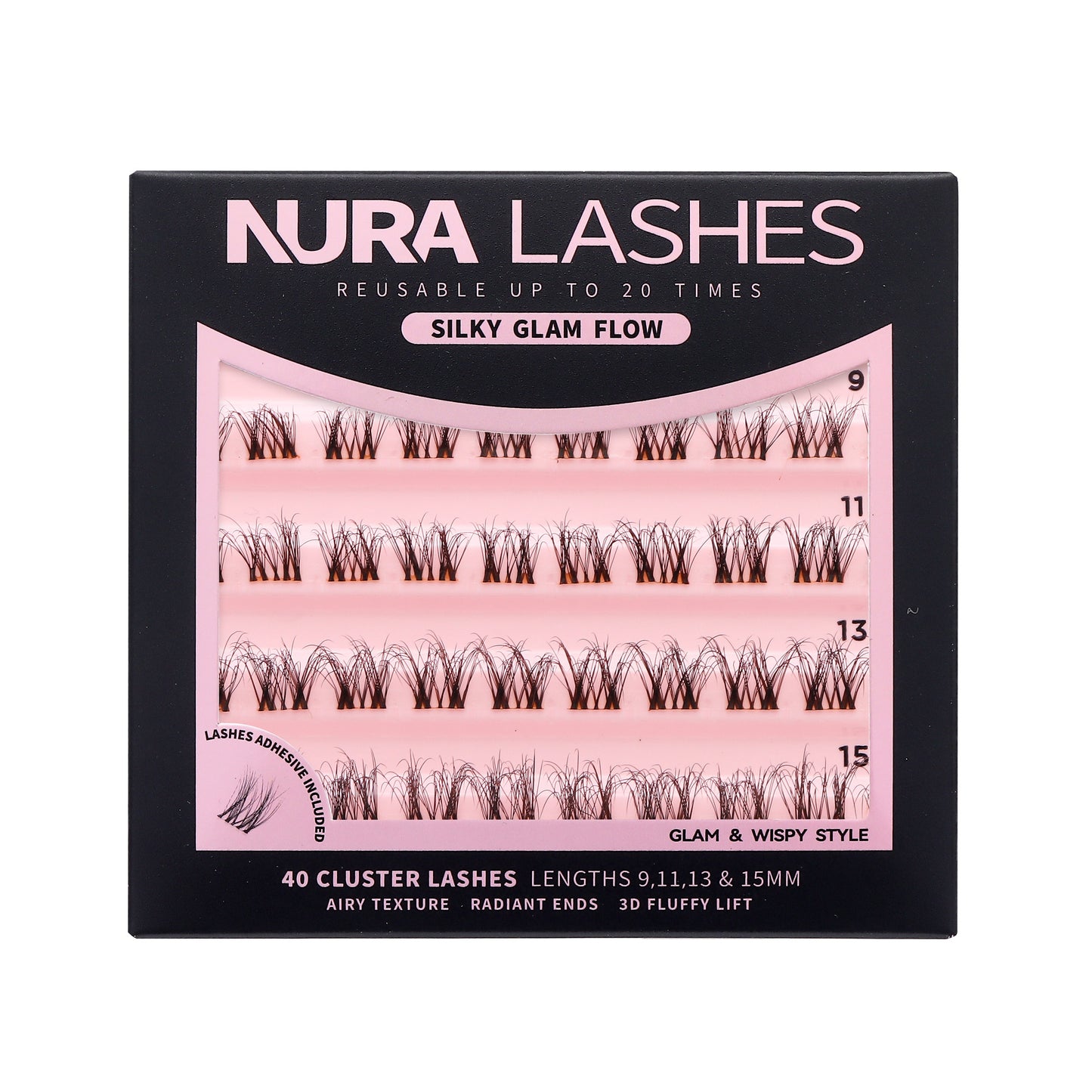 Silky Glam Flow | DIY Cluster Lashes
