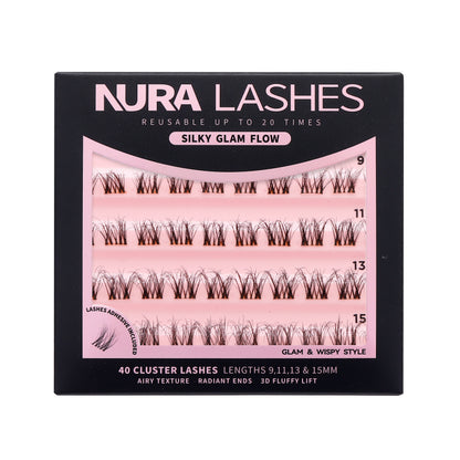 Silky Glam Flow | DIY Cluster Lashes