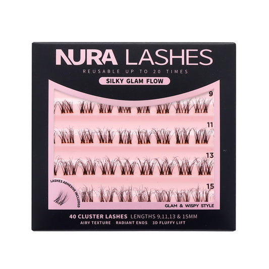 Silky Glam Flow | DIY Cluster Lashes