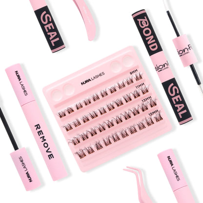 Silky Glam Flow | DIY Cluster Lashes