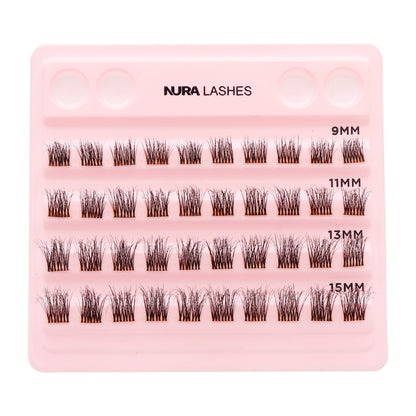 Soft Macha Glow | DIY Cluster Lashes