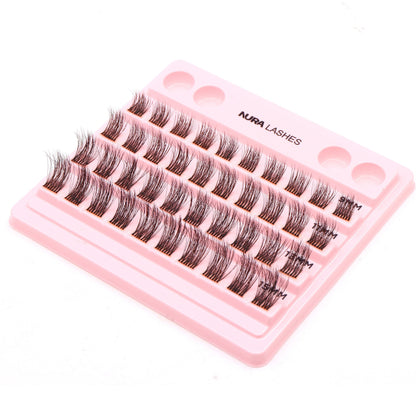 Soft Macha Glow | DIY Cluster Lashes