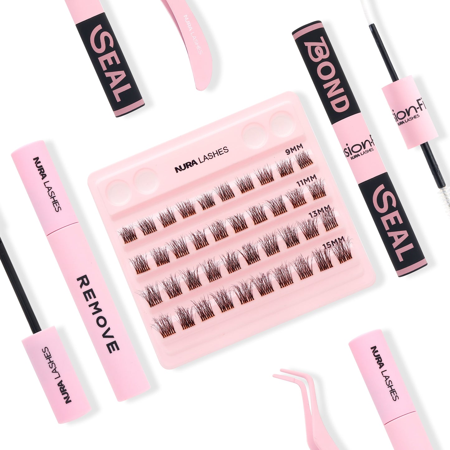 Soft Macha Glow | DIY Cluster Lashes