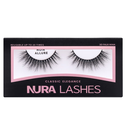 Noir Allure | Faux Silk Strip Lashes